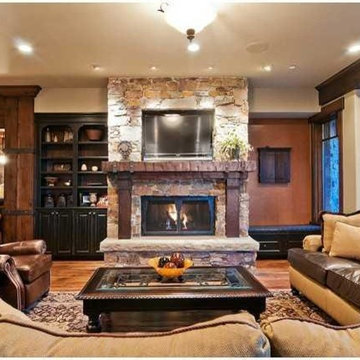 Rustic Mountain Traditional at Red Cloud - Family Room