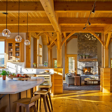 Rustic Timber Frame Home