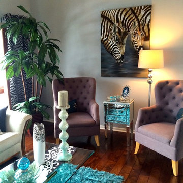 Safari Themed Nashville Living Room
