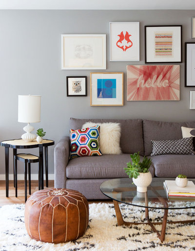 Contemporary Living Room by Neila Hutt Interior Design