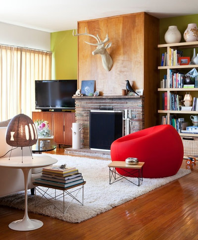 Eclectic Living Room by Janel Holiday Interior Design