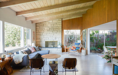Houzz Tour: Colorful Boho Style for a Midcentury Modern Makeover