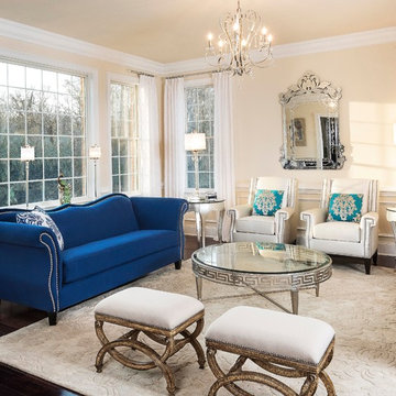 Sapphire Glam Living Room