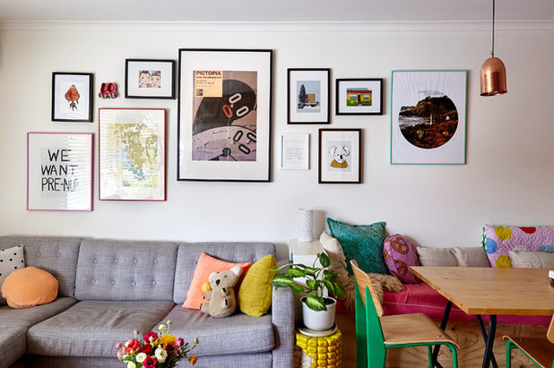 Eclectic Living Room by Michelle Jarni