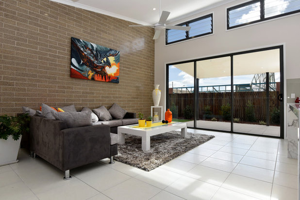Contemporary Living Room by Geoff Gibson Homes