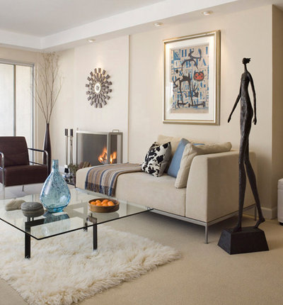 Contemporary Living Room by Cathleen Gouveia Design