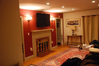 Living room in Boston.