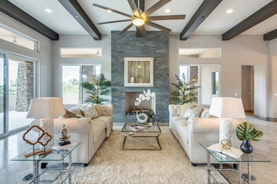 Inspiration for a classic living room in Phoenix.