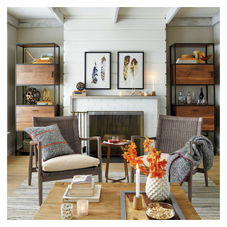 Sebago Contemporary Living Room Chicago by Crate Barrel