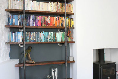 Sebastian Reclaimed Scaffolding Boards and Steel Pipe Industrial Chic Shelving