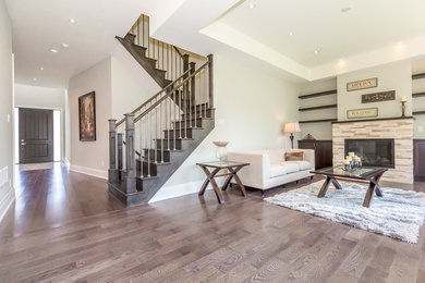 Living room - transitional living room idea in Toronto
