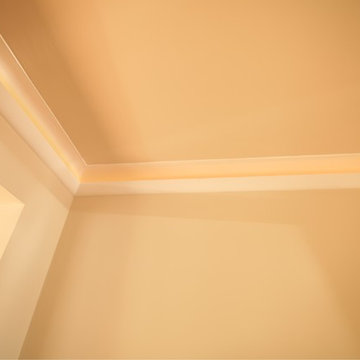 Seculuded uplighting in new coving