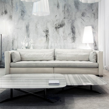 Selling: Alchimia Sofa, Nord Coffee Table, Opale Lounge Chair, Rock Venice Lamp