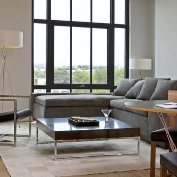 Senate Square Sleek Living Room