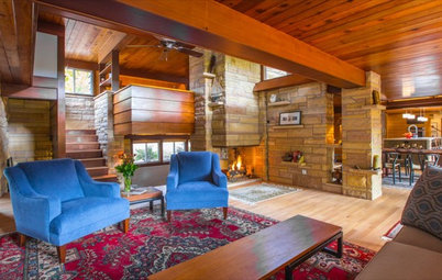 Houzz TV: This Dream Midcentury Home in a Forest Even Has Its Own Train