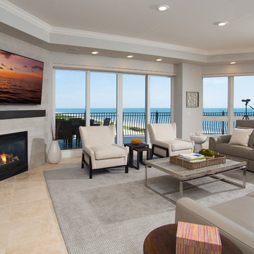 Settle Beach House with Custom Fireplace