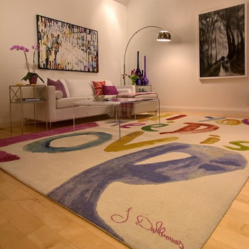 Several Modern Weave rugs used in beautiful projects done by Avalon Interiors
