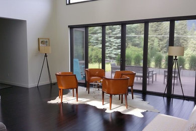 Inspiration for a living room remodel in Denver