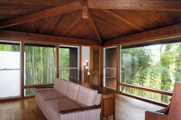 Modern Living Room Shapiro House, Louis Kahn