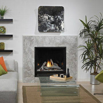 Sharp Accented Fireplace - American Hearth