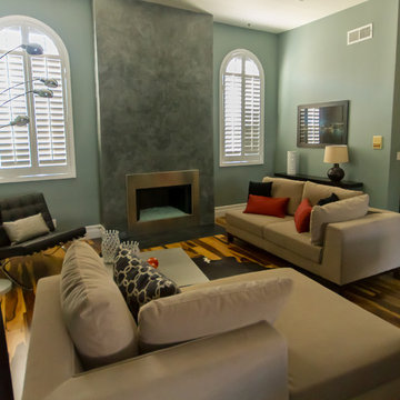Sherman Oaks Condo, small living room design