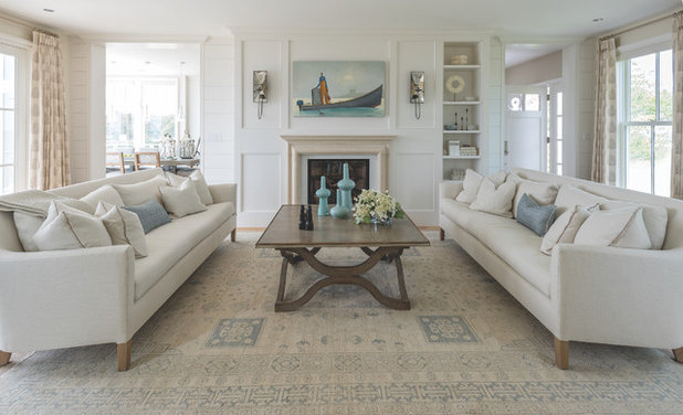 Beach Style Living Room by Banks Design Associates, LTD & Simply Home