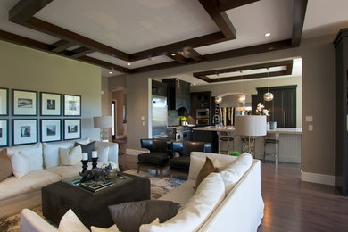 Inspiration for a living room remodel in Calgary