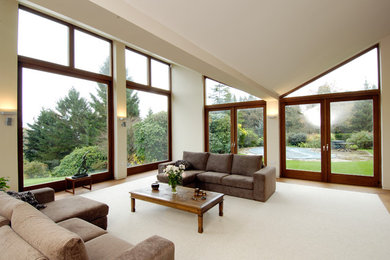 Modern living room in Sussex.