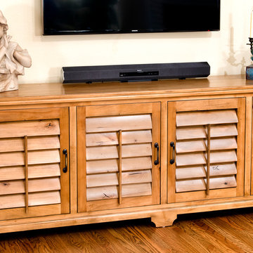 Shuttered Console Table