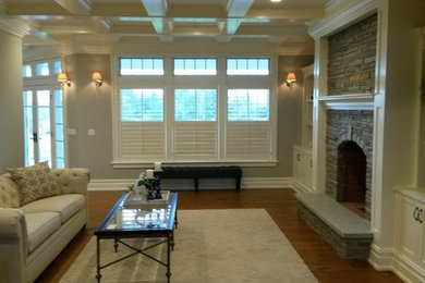 Elegant living room photo in New York