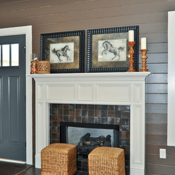 Signature Homes Fireplace at James Hill in Ross Bridge