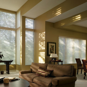 Silhouette® Quartette® window shadings with EasyRise™ cord loop