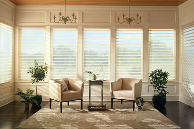 Silhouette® Quartette® window shadings with UltraGlide®