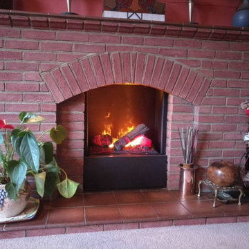 Simple and Effective Upgraded Electric Fireplace