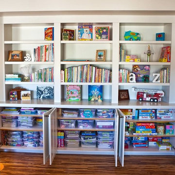 Simplified Kid's Bookshelf and Toy Storage