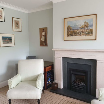Sitting room painting and decorating transformation in Barnes SW13