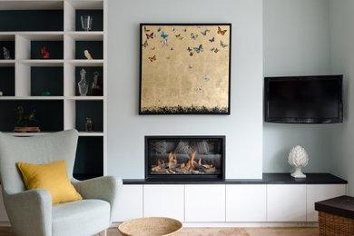 Inspiration for a contemporary living room in London.