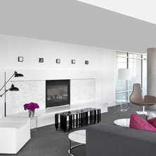 Contemporary Living Room by Niki Papadopoulos