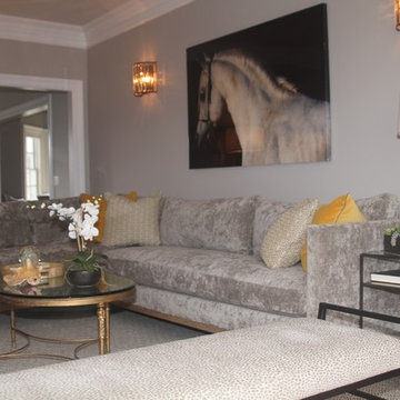 Sleek & Comfy Living Room