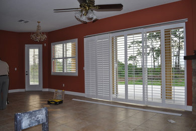 Example of a large trendy enclosed living room design in Orlando