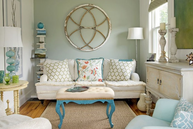 Eclectic Living Room by Lisa Teague Upcoast Design