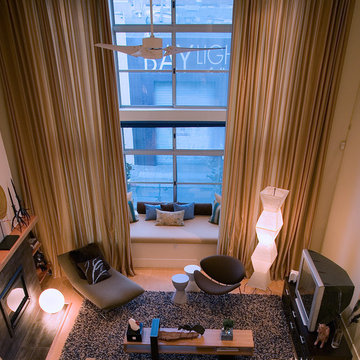 SOMA Loft - Living Room by Kimball Starr Interior Design