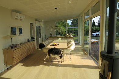 Design ideas for a modern living room in Aarhus.