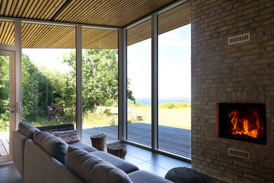 Inspiration for a scandi living room in Esbjerg.