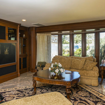 Sophisticated Living Room with New Wood Windows - Renewal by Andersen LI
