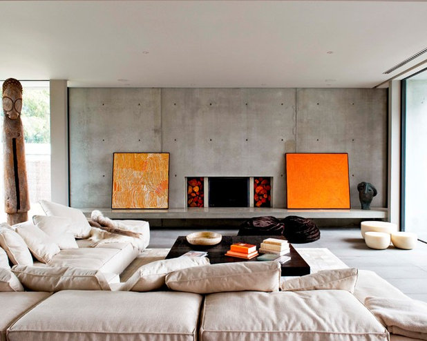 Contemporary Living Room by Rob Mills Architecture & Interiors