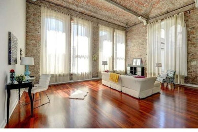 Photo of an urban living room in Philadelphia.