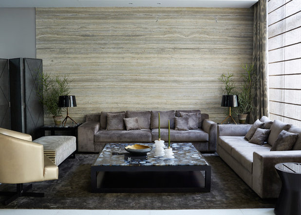 Contemporary Living Room by DeMuro Das
