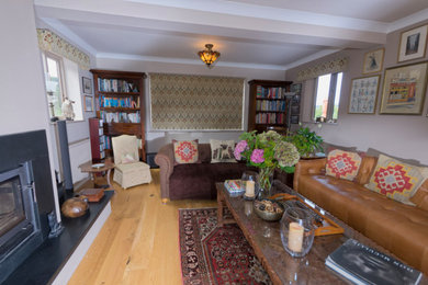 Traditional living room in Devon.