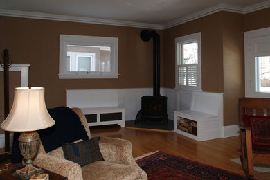 South Minneapolis Victorian free-standing fireplace stove